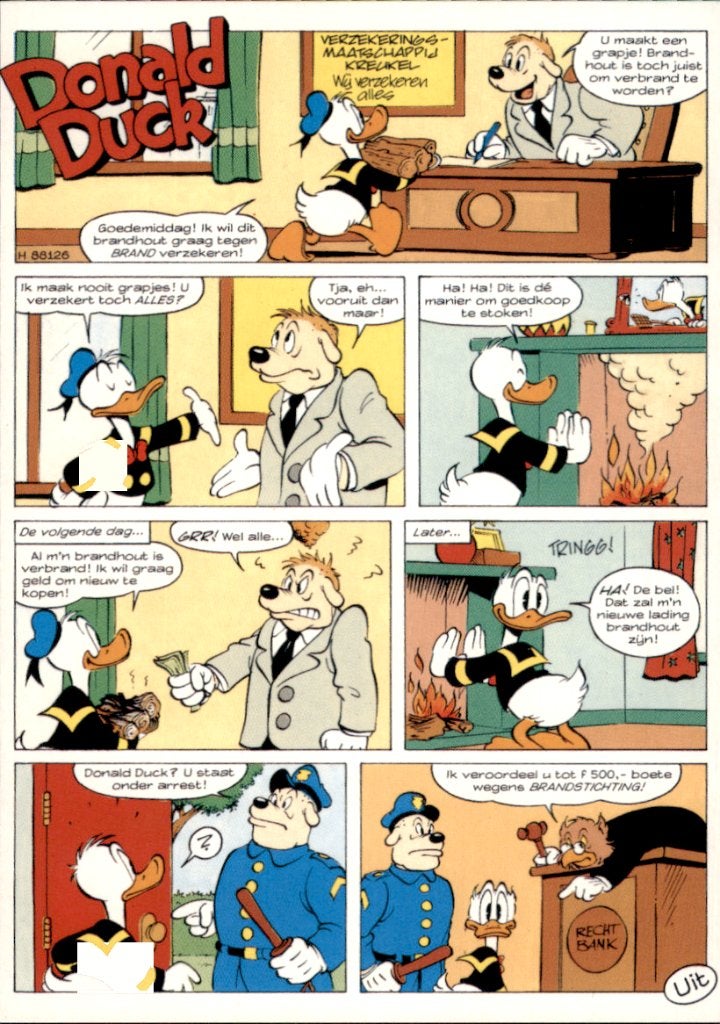 Donald Duck stripverhaal, Ophalen of Verzenden, 1980 tot heden, Ongelopen, Overige thema's