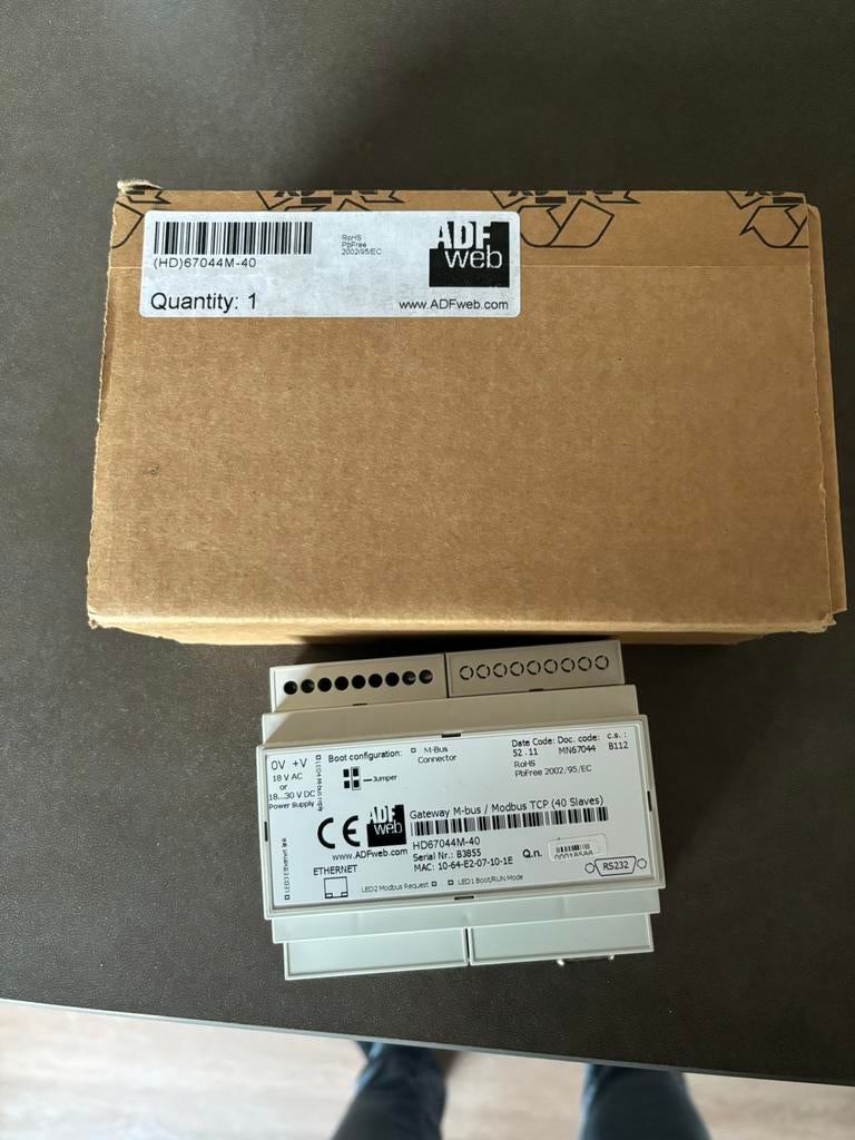ADF web gateway m-bus modbus TCP, Hobby en Vrije tijd, Ophalen, Zo goed als nieuw