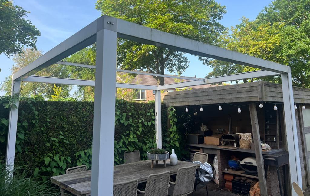 Pergola / zonwering, Tuin en Terras, Overkappingen, Gebruikt, Overige typen, Ophalen