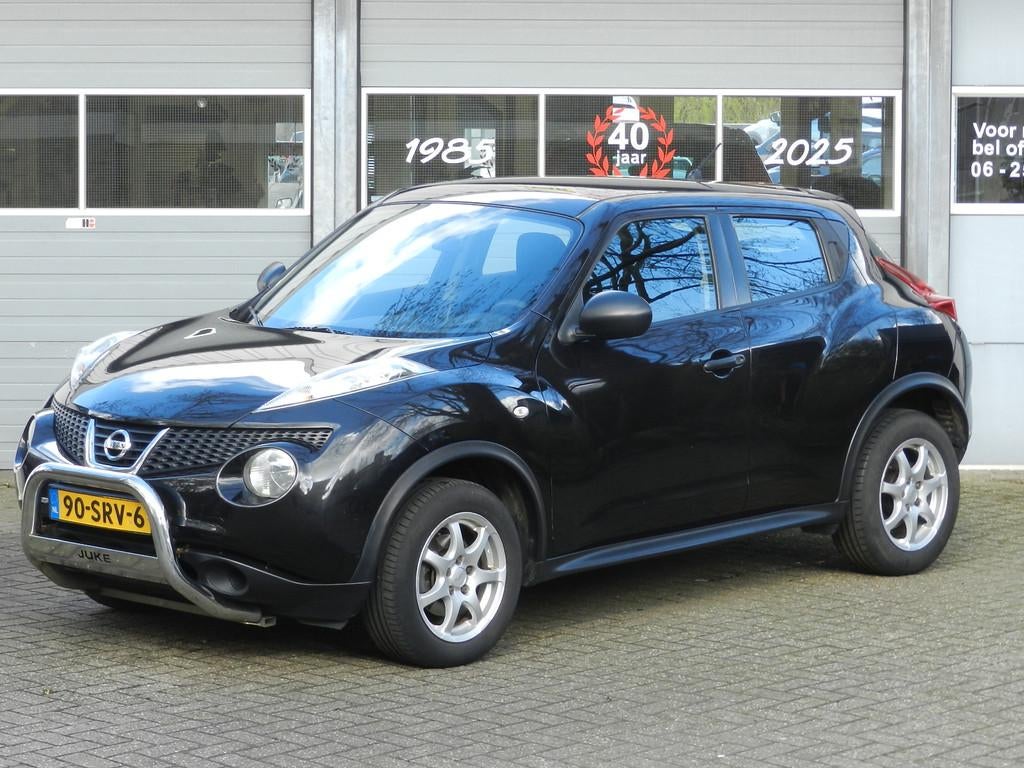 Nissan Juke 1.6 Visia Eco Navi Camera Bull bar 16"LMV Isofix, Euro 5, Stof, Zwart, 4 cilinders
