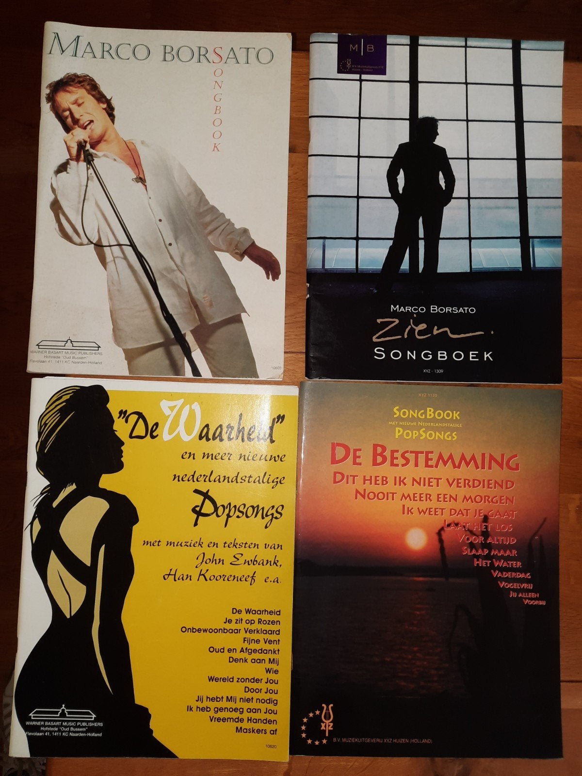 Piano, vocal, gitaar: Marco Borsato-4 songboeken, Ophalen of Verzenden, Artiest of Componist, Populair, Gitaar