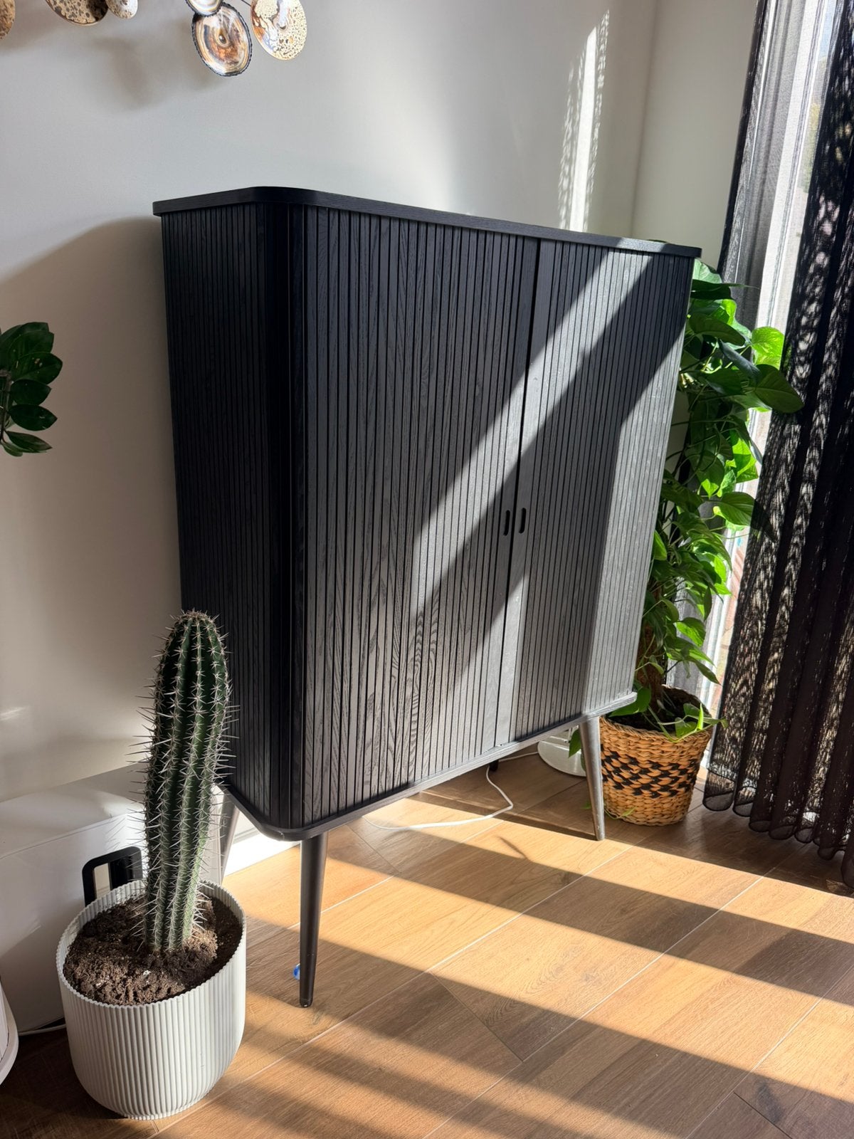 Zuiver Barbier kast, Ophalen, 100 tot 150 cm, Zo goed als nieuw, Minder dan 150 cm