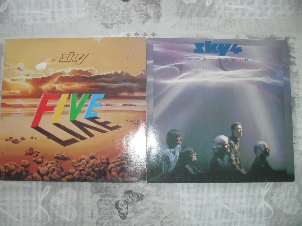 LP'S SKY-4FORTCOMING & FIVELIVE., Inclusief binnenhoes, Ophalen of Verzenden, Gebruikt, 12 inch