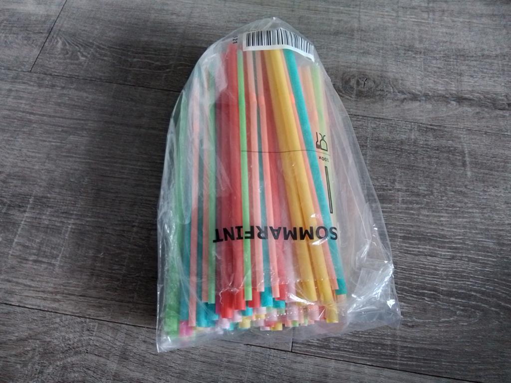 Nieuwe plastic rietjes dikke en dunne, Ophalen of Verzenden, Nieuw, Lippen
