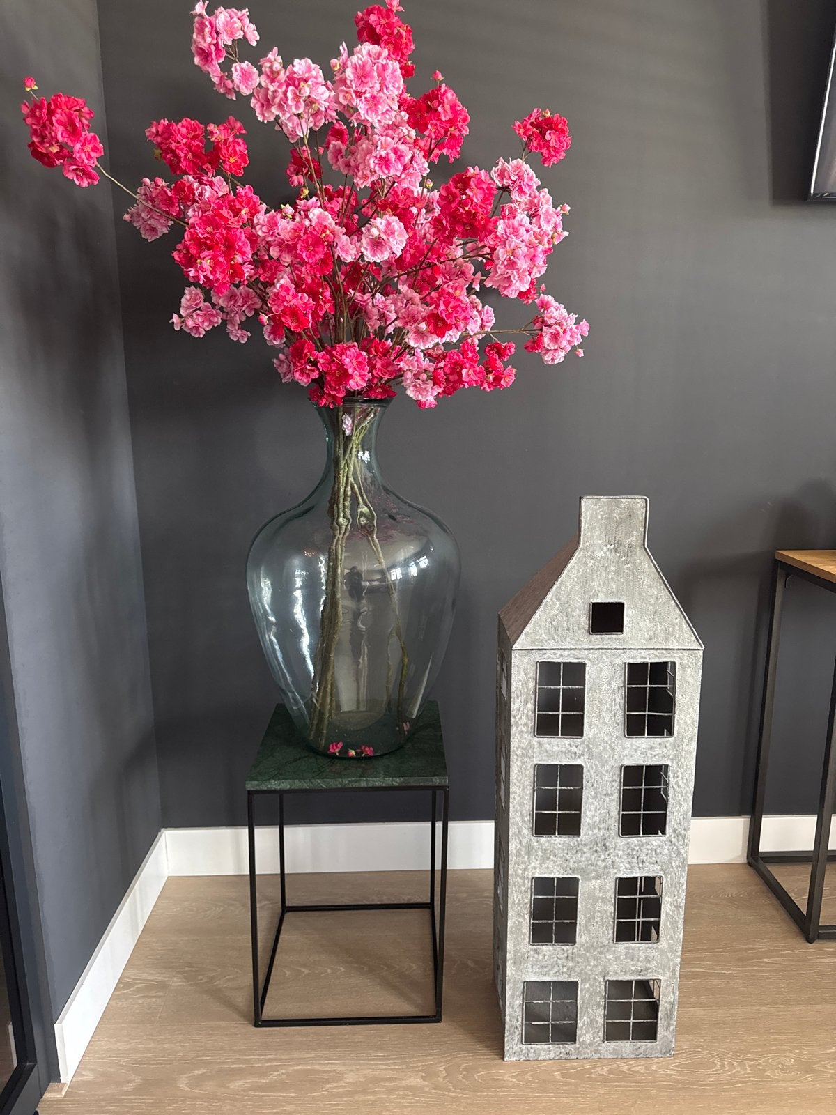 Groot metalen huis van Lifestyle in de vorm van grachtenpand, Ophalen, Gebruikt, Lantaarn, Overige merken