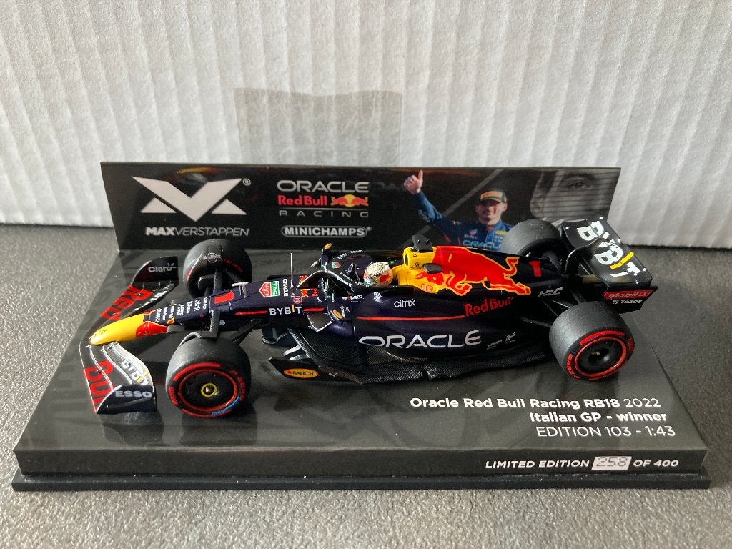 ✅ Max Verstappen 1:43 editie 103 Winner Italian GP 2022 F1, Ophalen of Verzenden, Nieuw, Formule 1