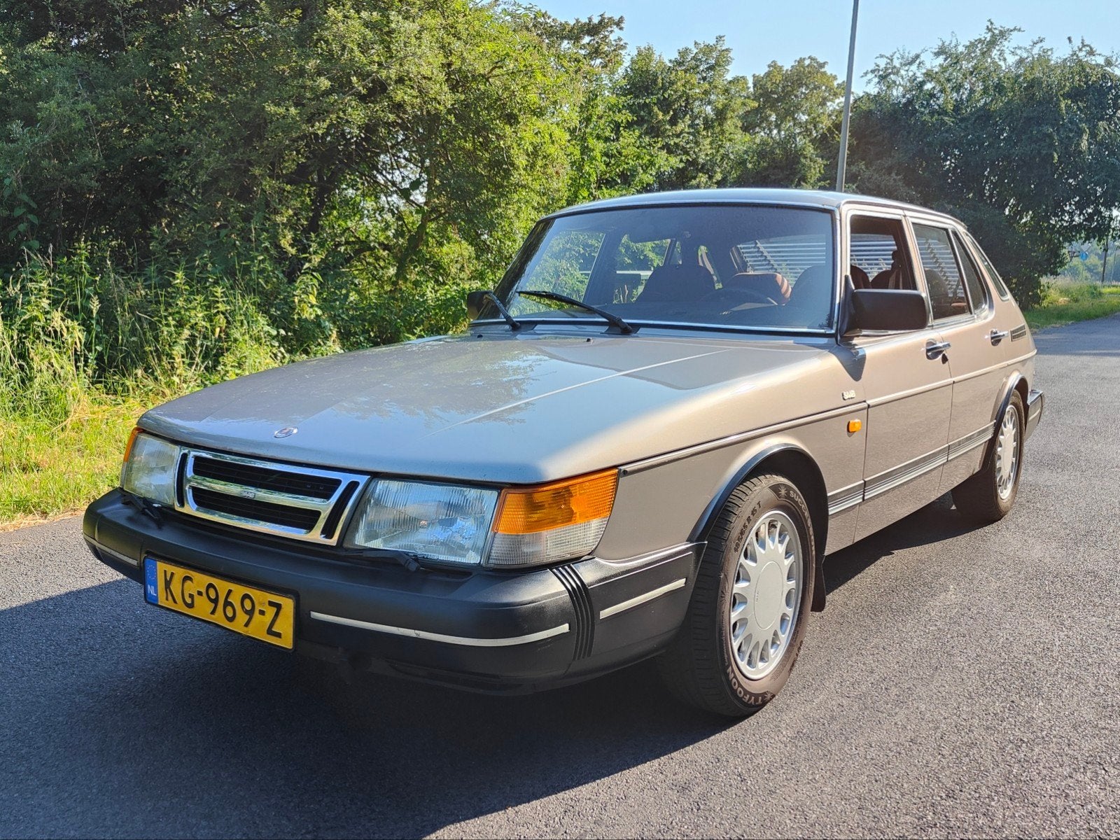 1990 Saab 900i Rosequartz, Auto's, Saab, Voorwielaandrijving, Stof, 4 cilinders, Handgeschakeld