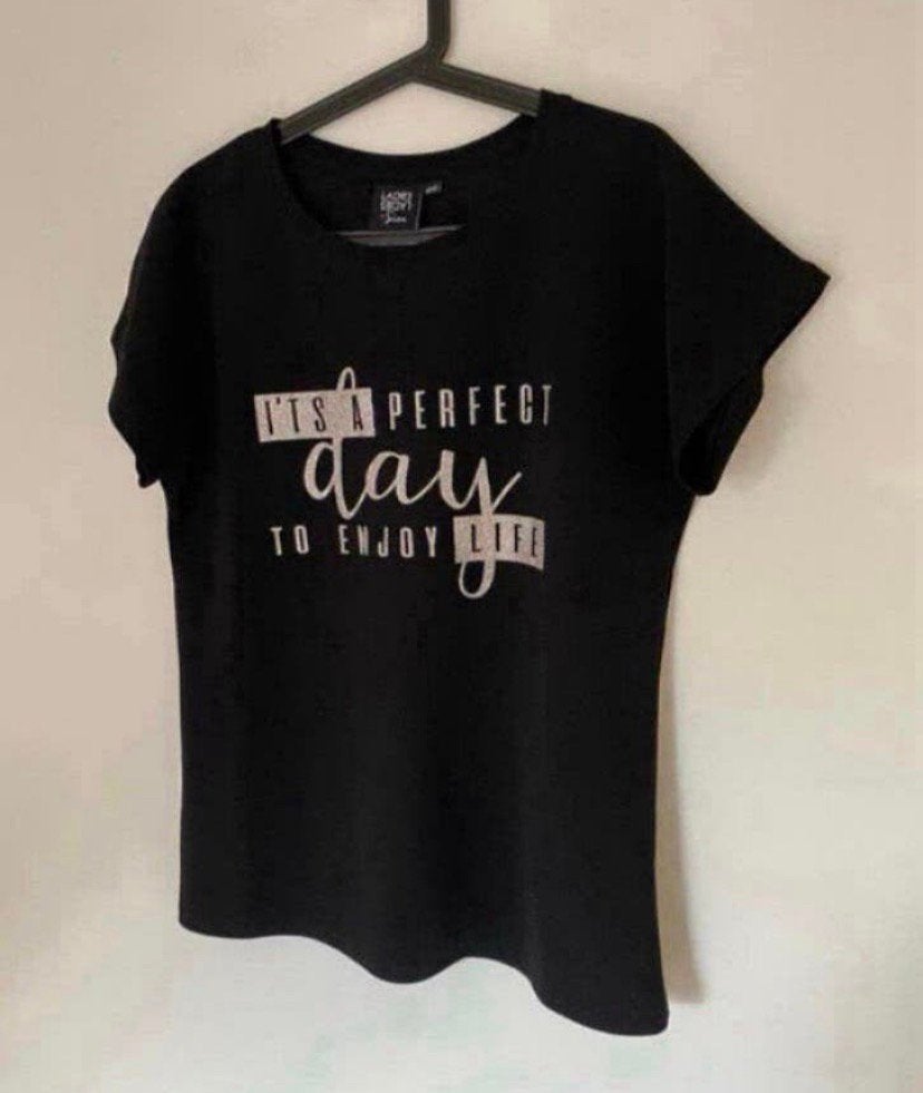 Dames shirt, zwart. Maat L, Kleding | Dames, Verzenden, Zwart, Maat 42/44 (L), Nieuw