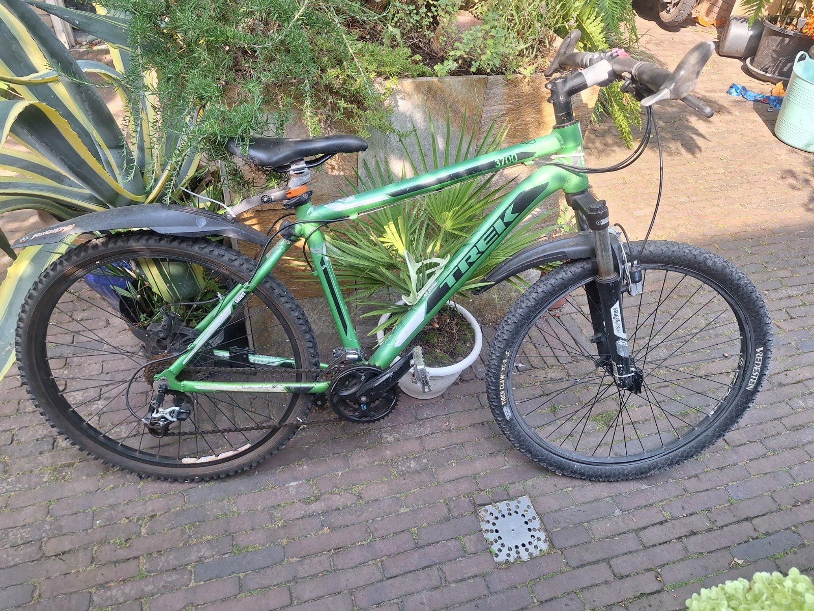 groene Trek mountainbike, Gebruikt, 26 inch, 15 tot 20 versnellingen, Ophalen