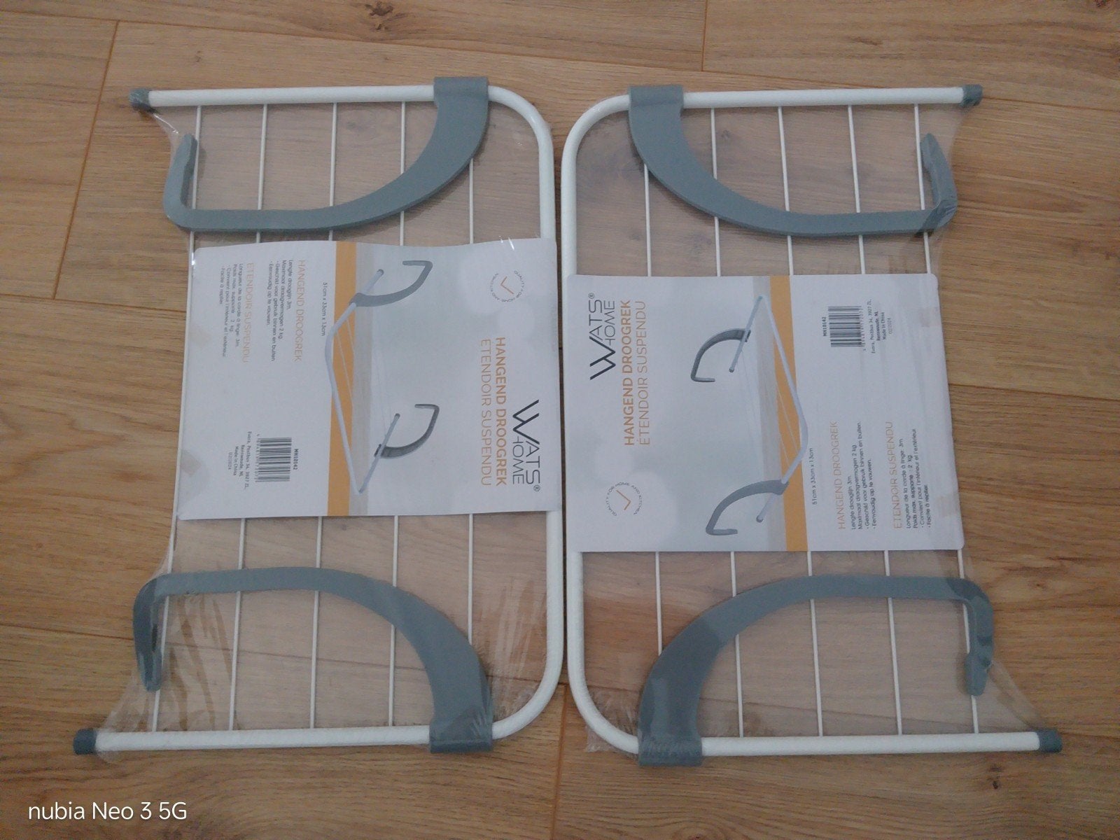 2x WATS HOME Hangend Droogrek - Nieuw in verpakking, Ophalen of Verzenden