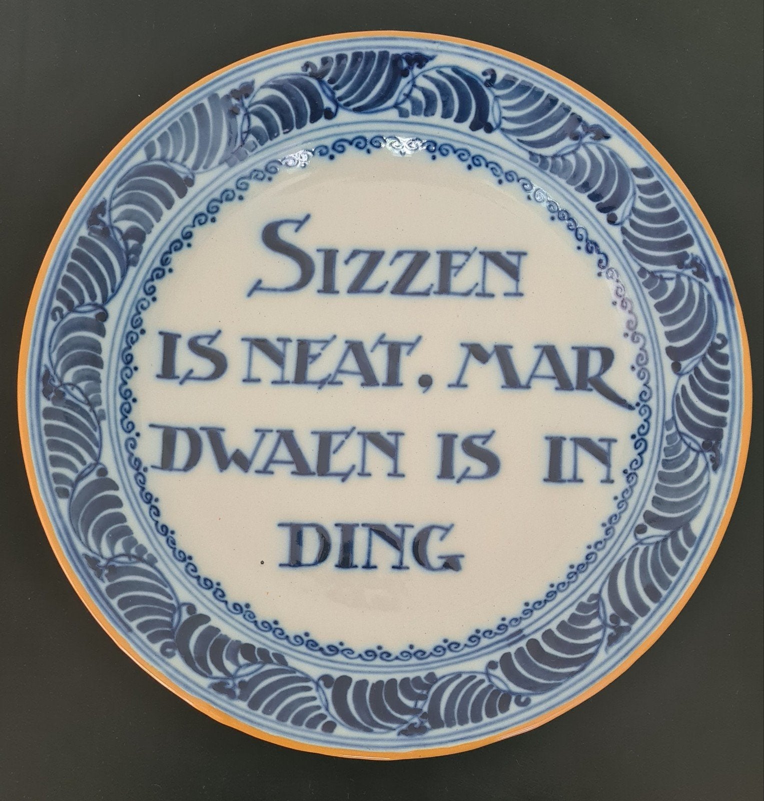 Antiek wandbord Tichelaar Makkum, Antiek en Kunst, Ophalen of Verzenden
