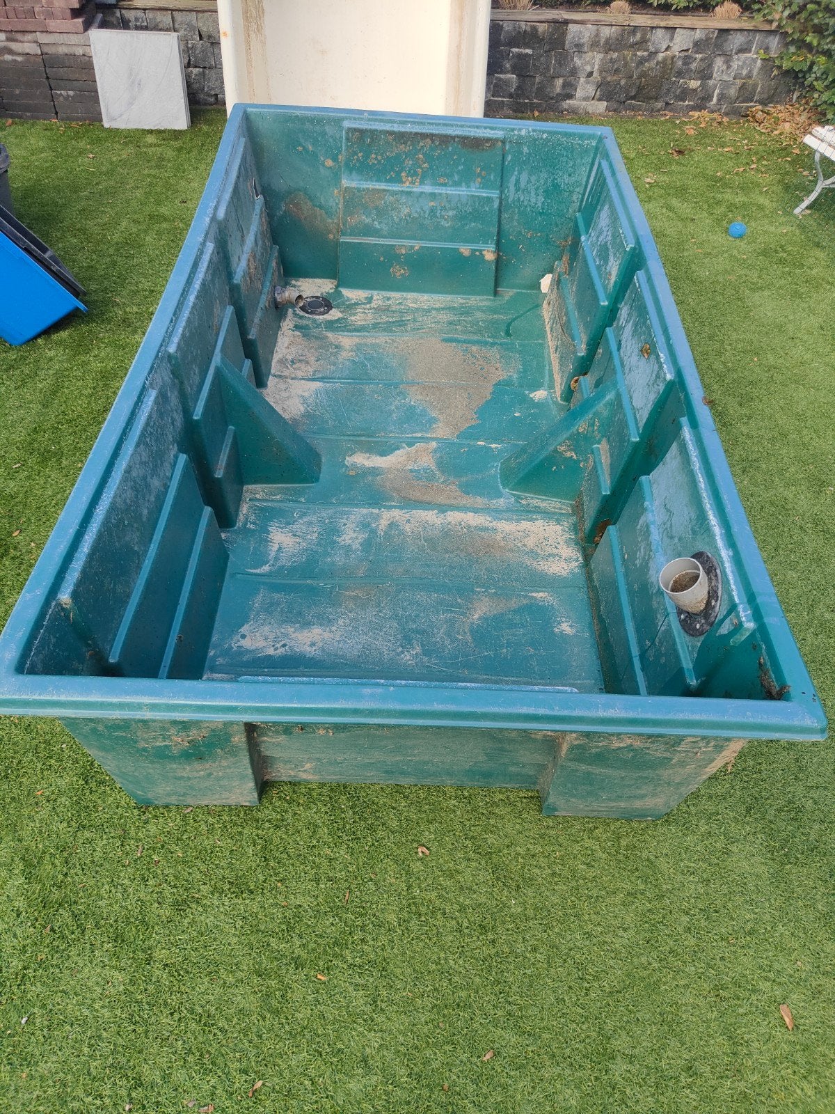 Kunststof vijverbak, Tuin en Terras, Ophalen, Gebruikt