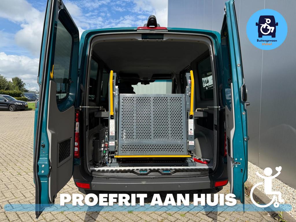 Mercedes-Benz Sprinter Rolstoelbus Rolstoel Voorin (Airco) A, Auto's, Automaat, 12 maanden, Achterwielaandrijving, Gebruikt