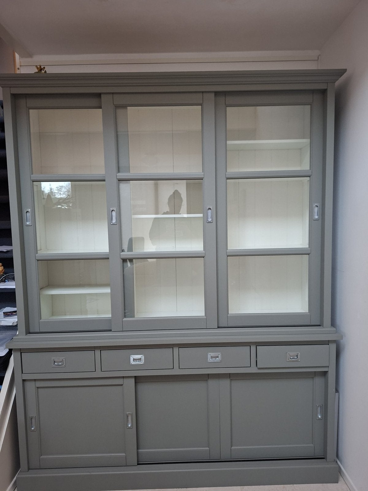 Buffetkast, Ophalen, Met deur(en), 200 cm of meer, Grenenhout