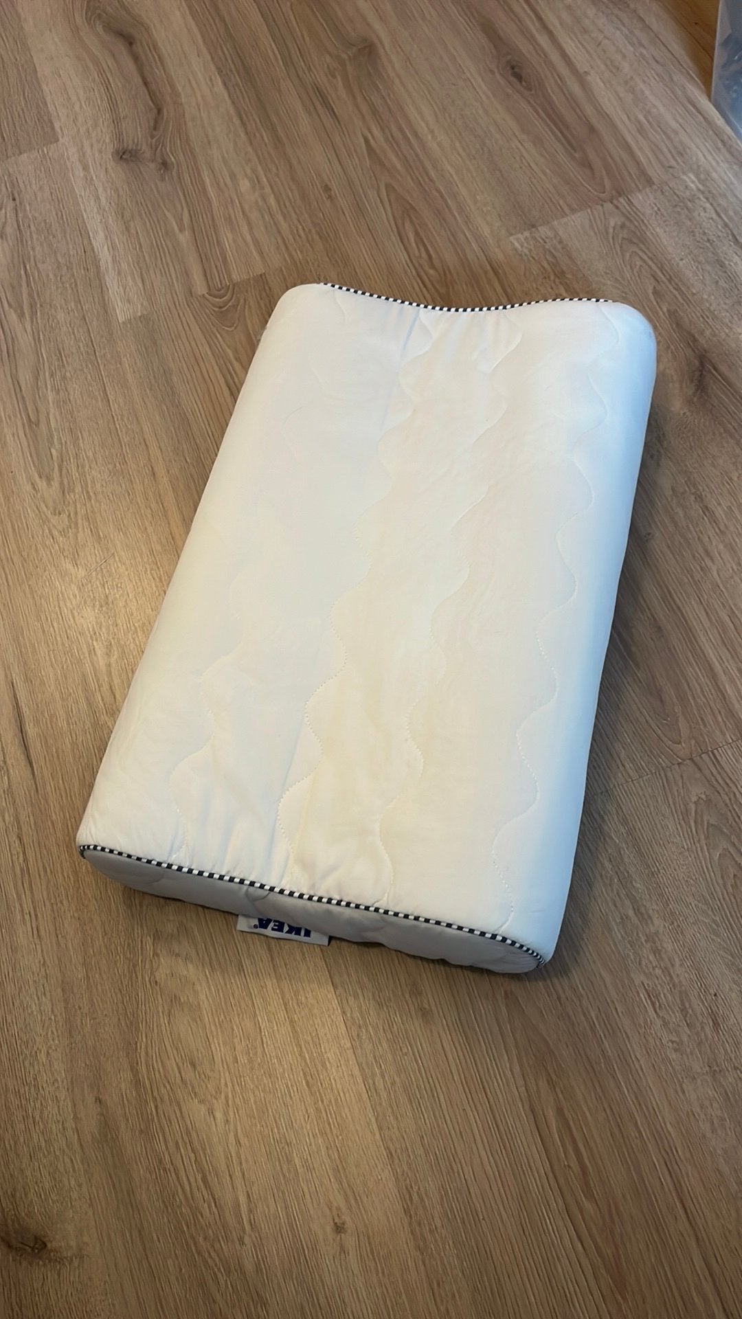 Ergonomisch Hoofdkussen ikea 365+ fast, Huis en Inrichting, Ophalen of Verzenden, Zo goed als nieuw, Wit, Vierkant