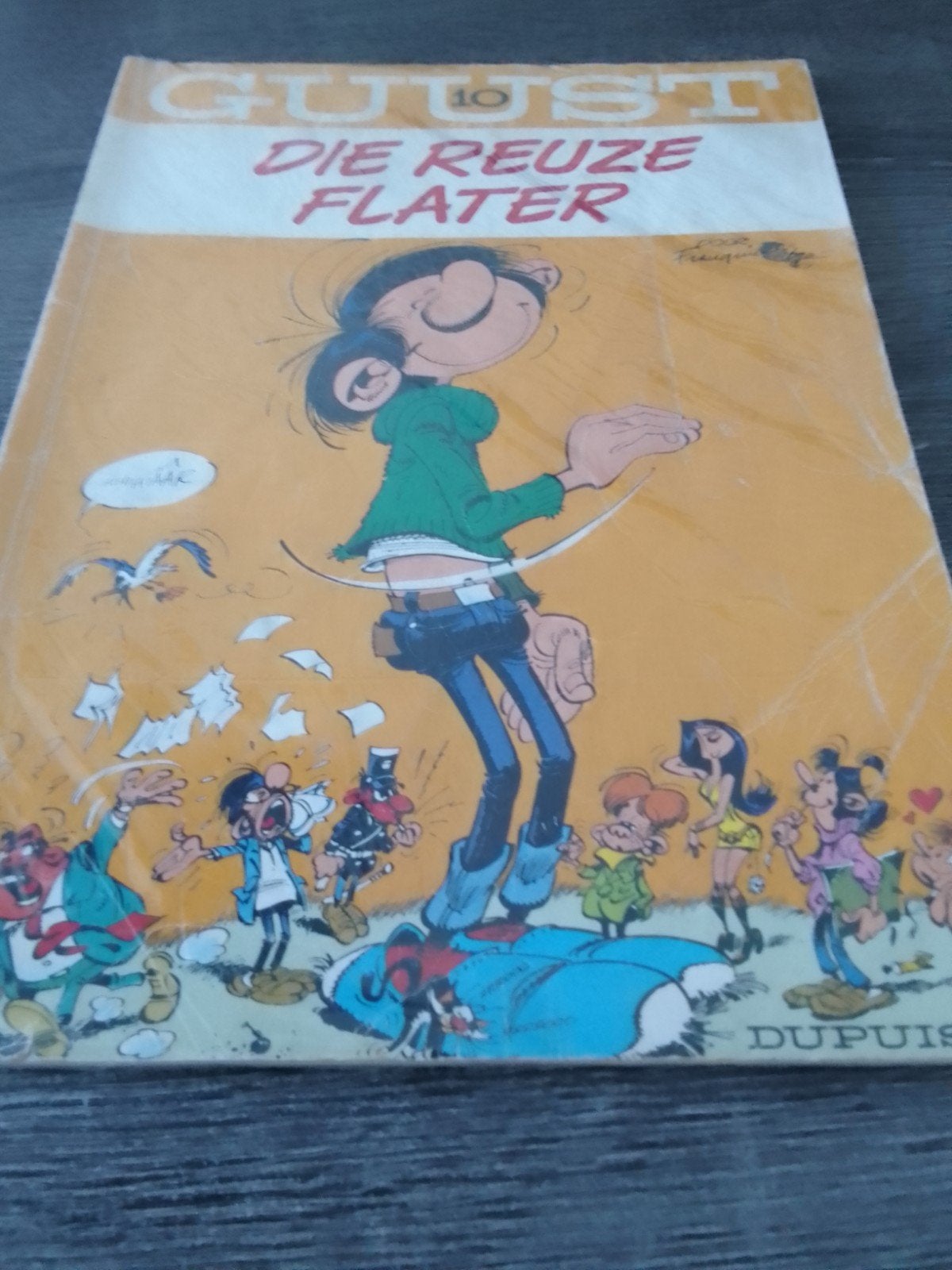 Gaston Lagaffe - Die Reuze Flater (Duitse uitgave), Eén stripboek, Ophalen, Gelezen, Franquin