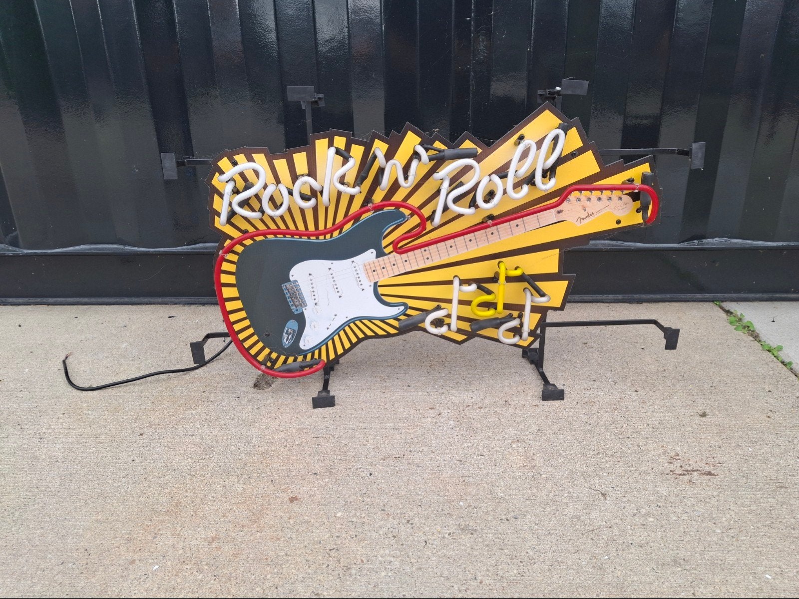 Rock 'n Roll Neon Verlichting, Ophalen, Gebruikt, Meerkleurig, Vintage