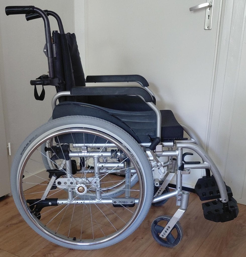 Rolstoel Merk: Excel type 200 G5 ( Opvouwbaar), Ophalen, Inklapbaar, Gebruikt, Handbewogen rolstoel