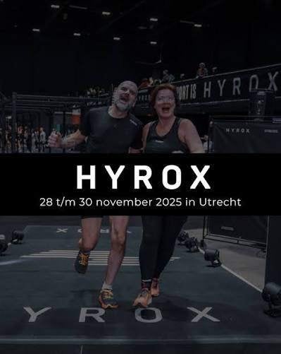 HYROX Utrecht 2026 Doubles Mixed (Zaterdag) (Lite Flex), Ophalen, Nieuw