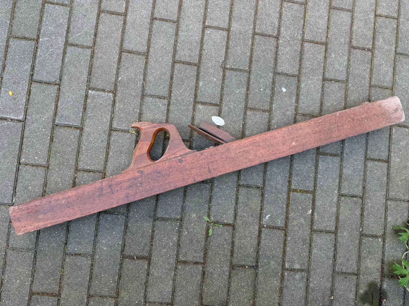 Houten blokschaaf, Ophalen