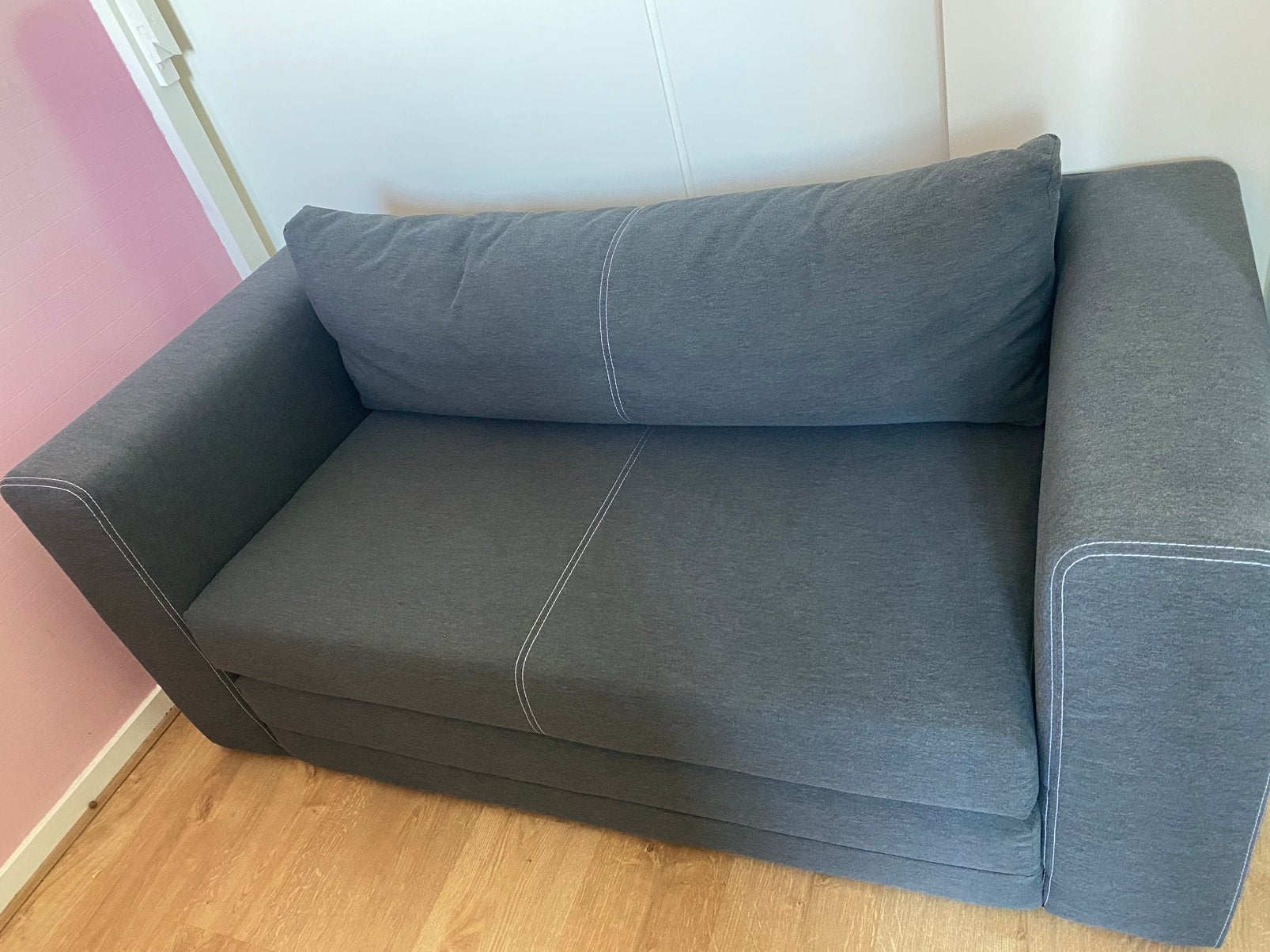 Ikea askeby slaapbank tweezits, Ophalen, Tweepersoons, 140 cm, Zo goed als nieuw