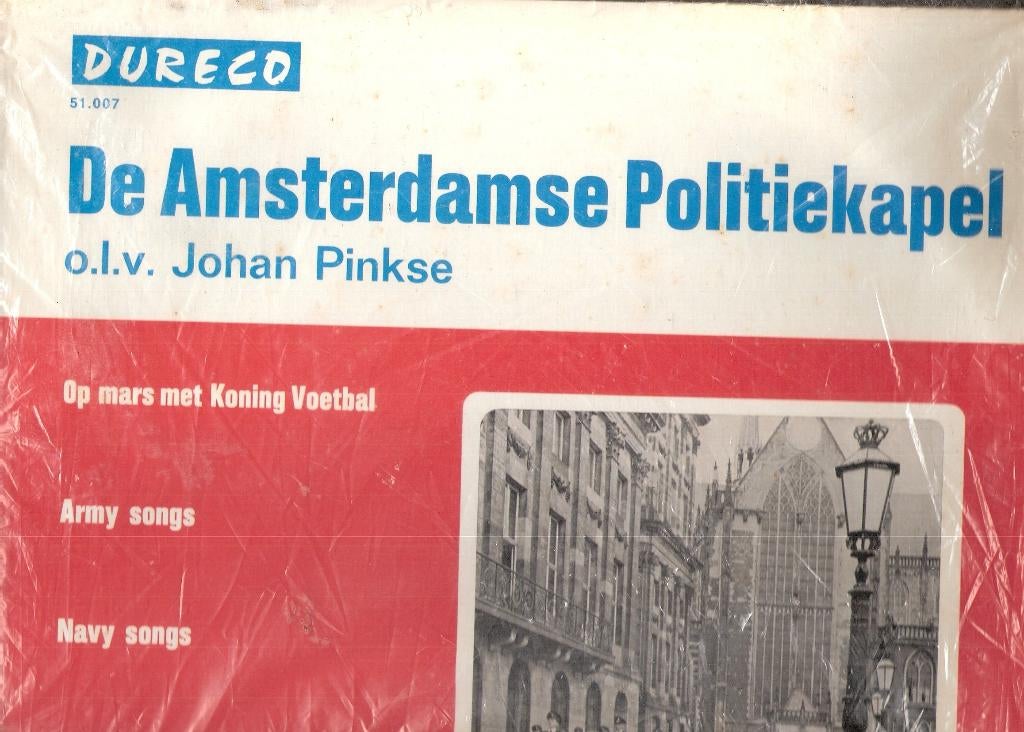 Amsterdamse Politie kapel- Dureco 51 007 - vinyl LP HAFABRA, Verzamelen, Militaria | Algemeen, Ophalen, Overige soorten, Nederland