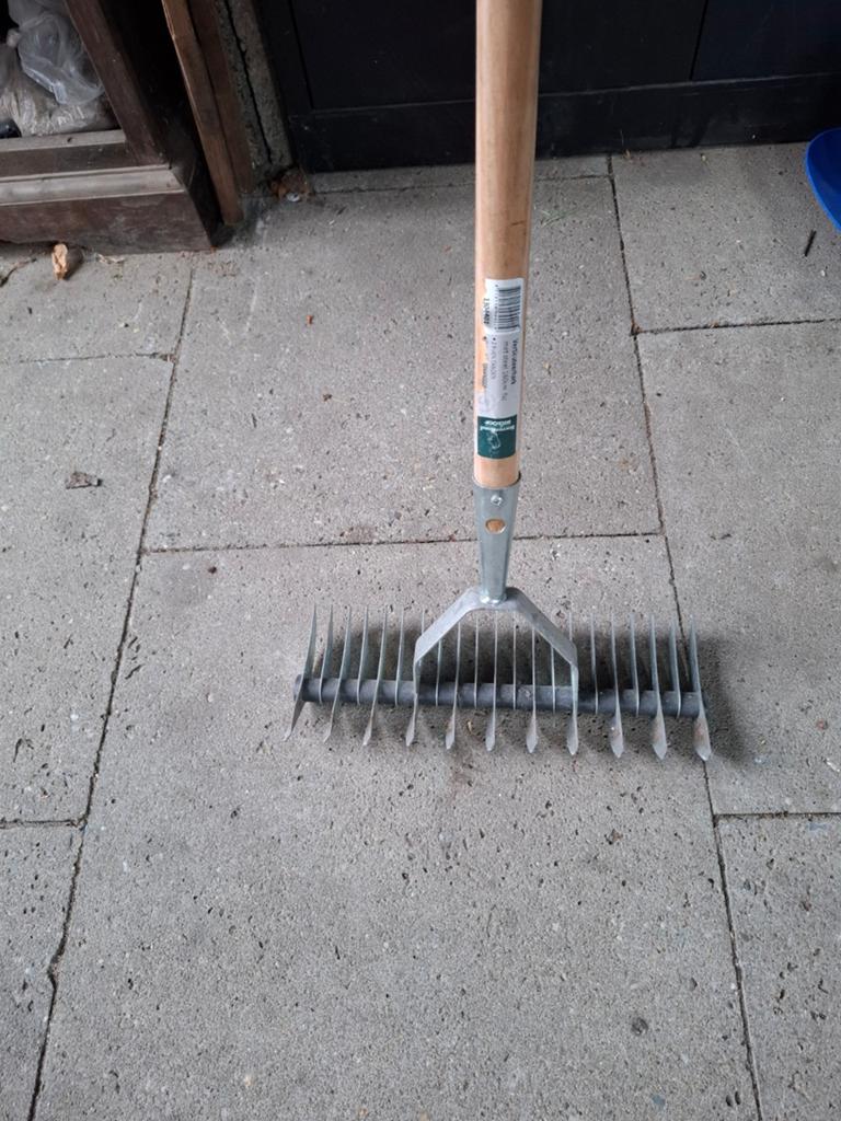 Nieuwe hark met houten steel, Ophalen of Verzenden, Nieuw, Hark