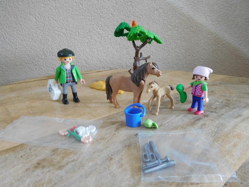 Playmobil Country dierenarts met pony's nr 6949, Ophalen of Verzenden, Zo goed als nieuw