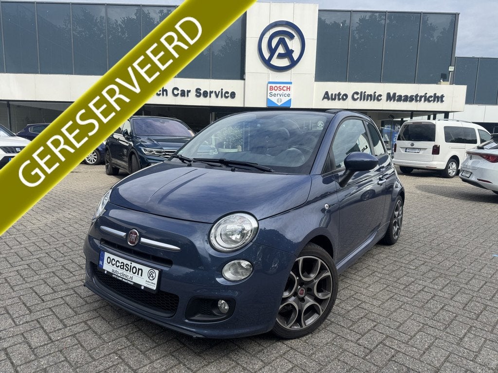 Fiat 500C 1.2 500S CABRIO / SPORT / 4-CILINDER / (bj 2014), Auto's, Gebruikt, 4 cilinders, Cabriolet, 4 stoelen