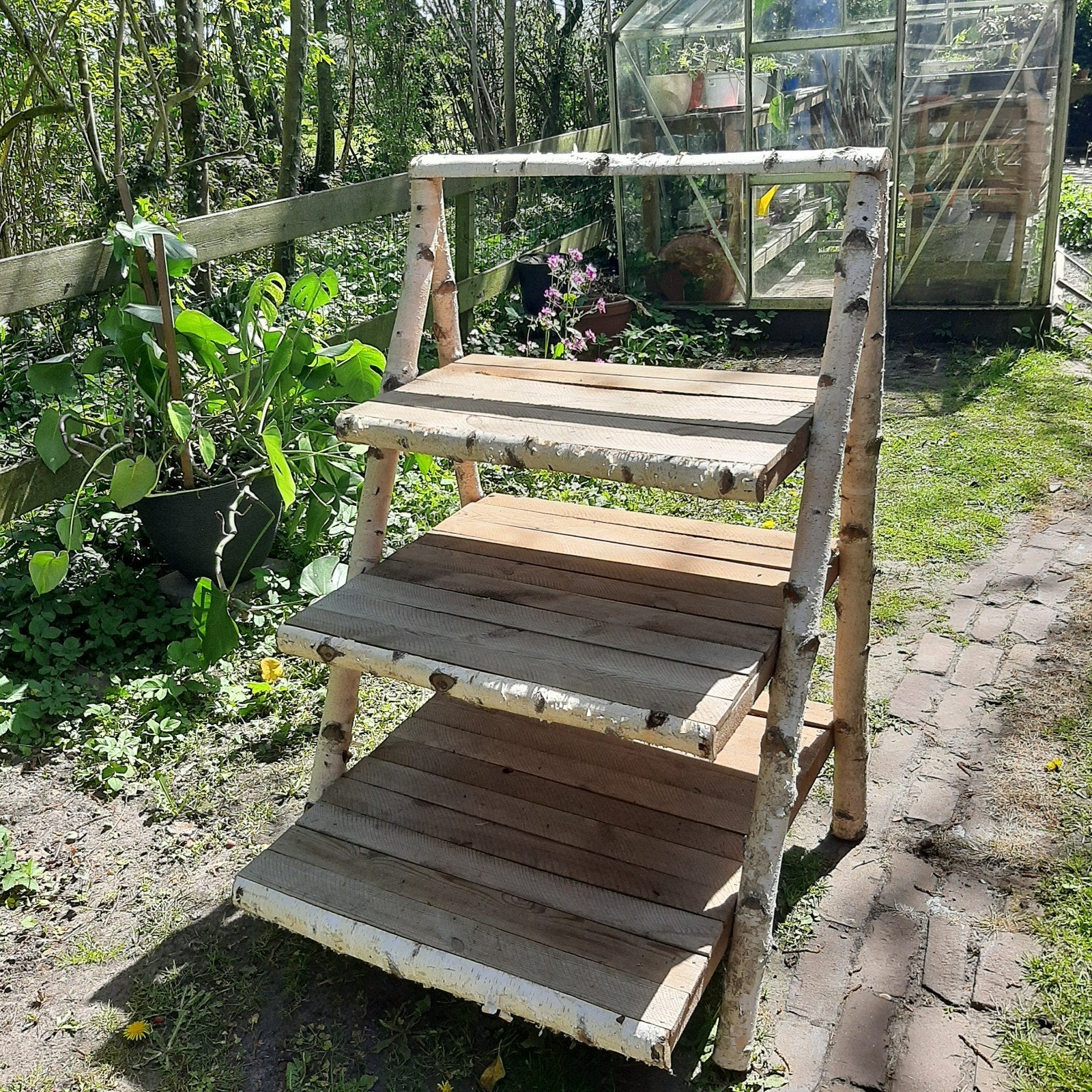 plantenrek van hout, Ophalen, Zo goed als nieuw, Hout, Overige typen