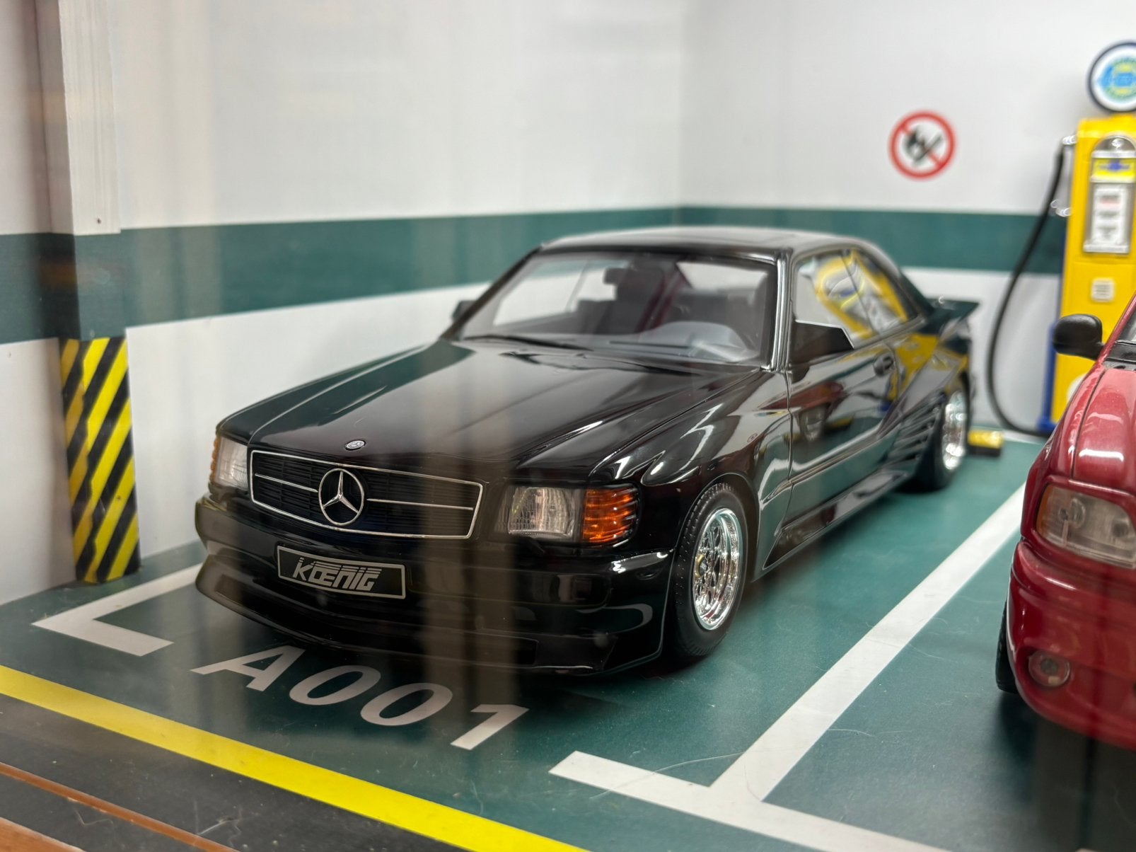 Tekoop Mercedes-Benz 560 SEC Koenig Specials 1992 Black, Hobby en Vrije tijd, Ophalen of Verzenden, Zo goed als nieuw, Auto, Overige merken