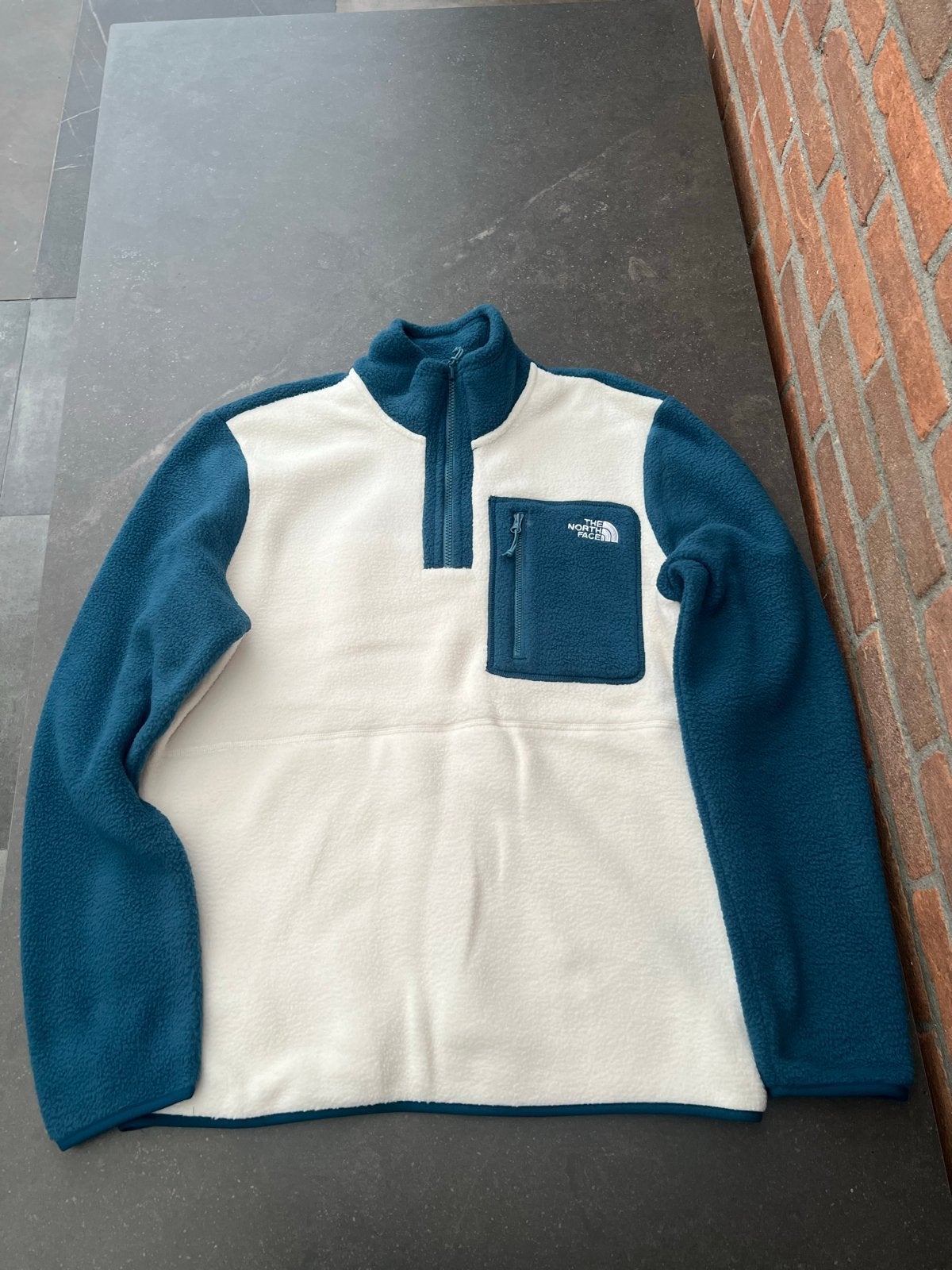 The North Face YOUTH 1/4 ZIP Fleece - Maat M, Kleding | Heren, Ophalen of Verzenden, Nieuw, Maat 48/50 (M), Wit