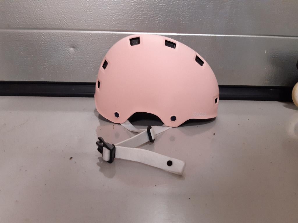 Skeelerhelm roze, Sport en Fitness, Skeelers, Ophalen, Bescherming