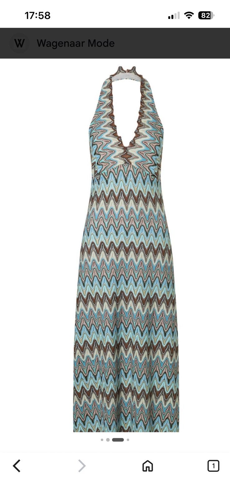 Gevraagd; deze jurk in mt 44, Ophalen of Verzenden, Zo goed als nieuw, Maat 46/48 (XL) of groter, Onder de knie