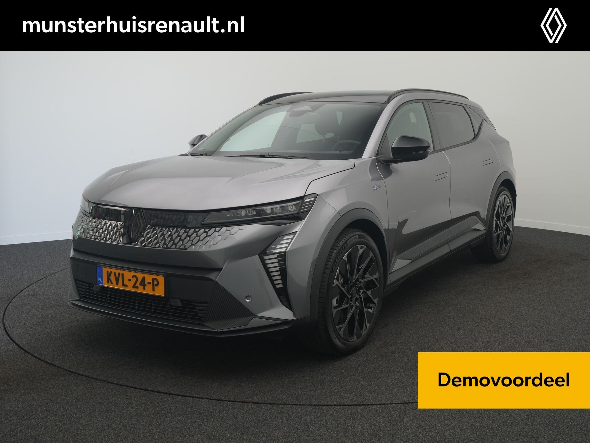 Renault Scénic E-Tech EV87 long range esprit Alpine - Demo, Auto's, Gebruikt, Zwart, 474 min, Alcantara