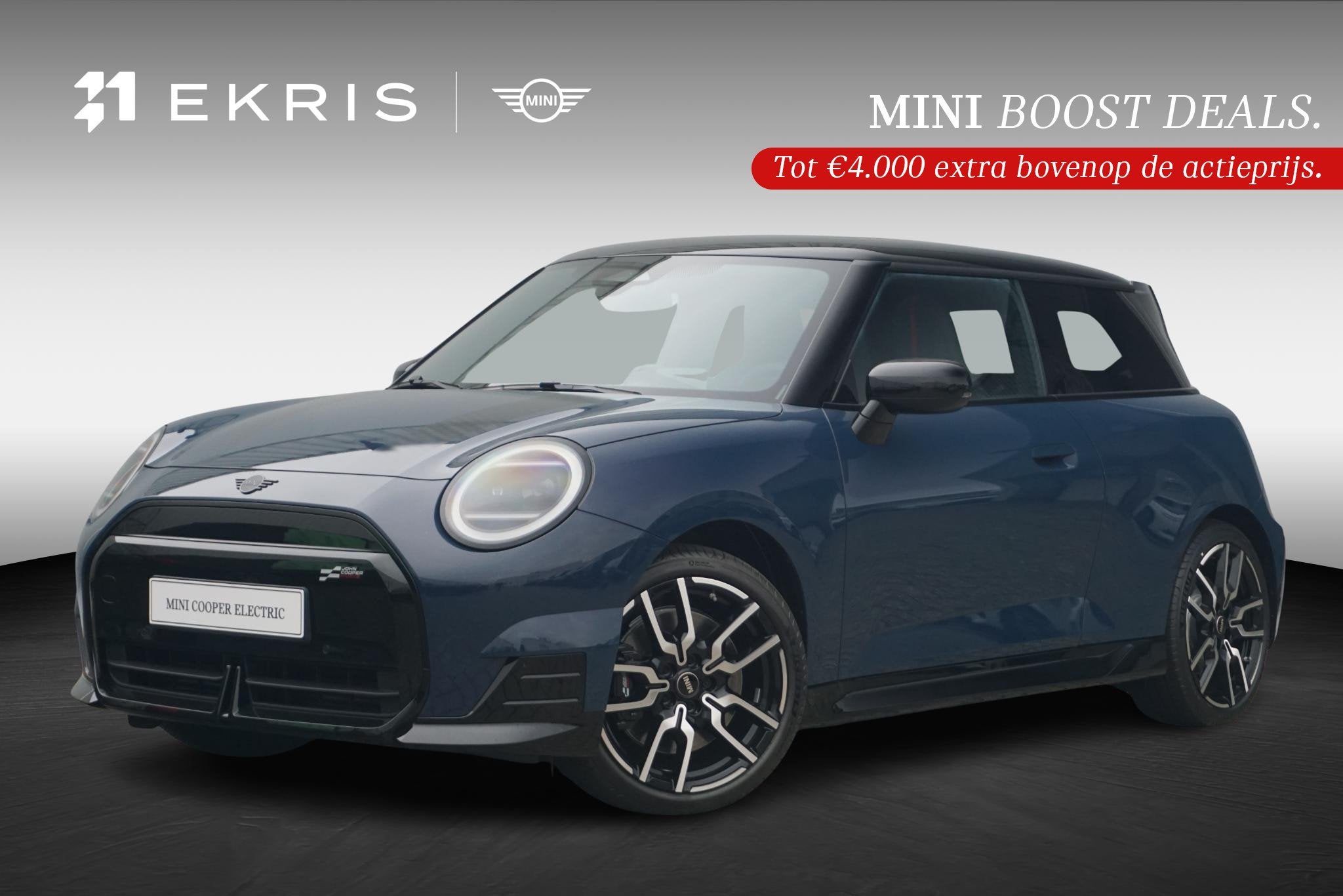 MINI 3-deurs Cooper E John Cooper Works Trim | Pakket M, Auto's, Mini, Bedrijf, Te koop, Cooper, Achteruitrijcamera, Alarm, Digitale radio-ontvangst