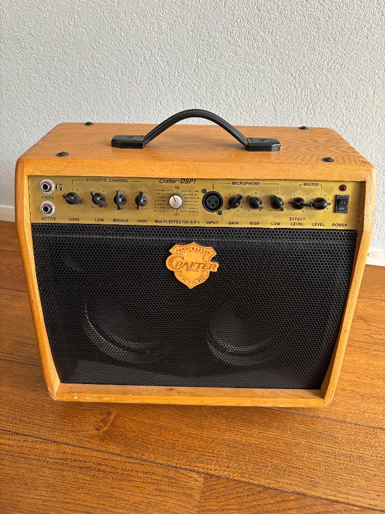 gitaarversterker CRAFTER DSP1 met hoes, Ophalen, Gebruikt, Gitaar, Minder dan 50 watt
