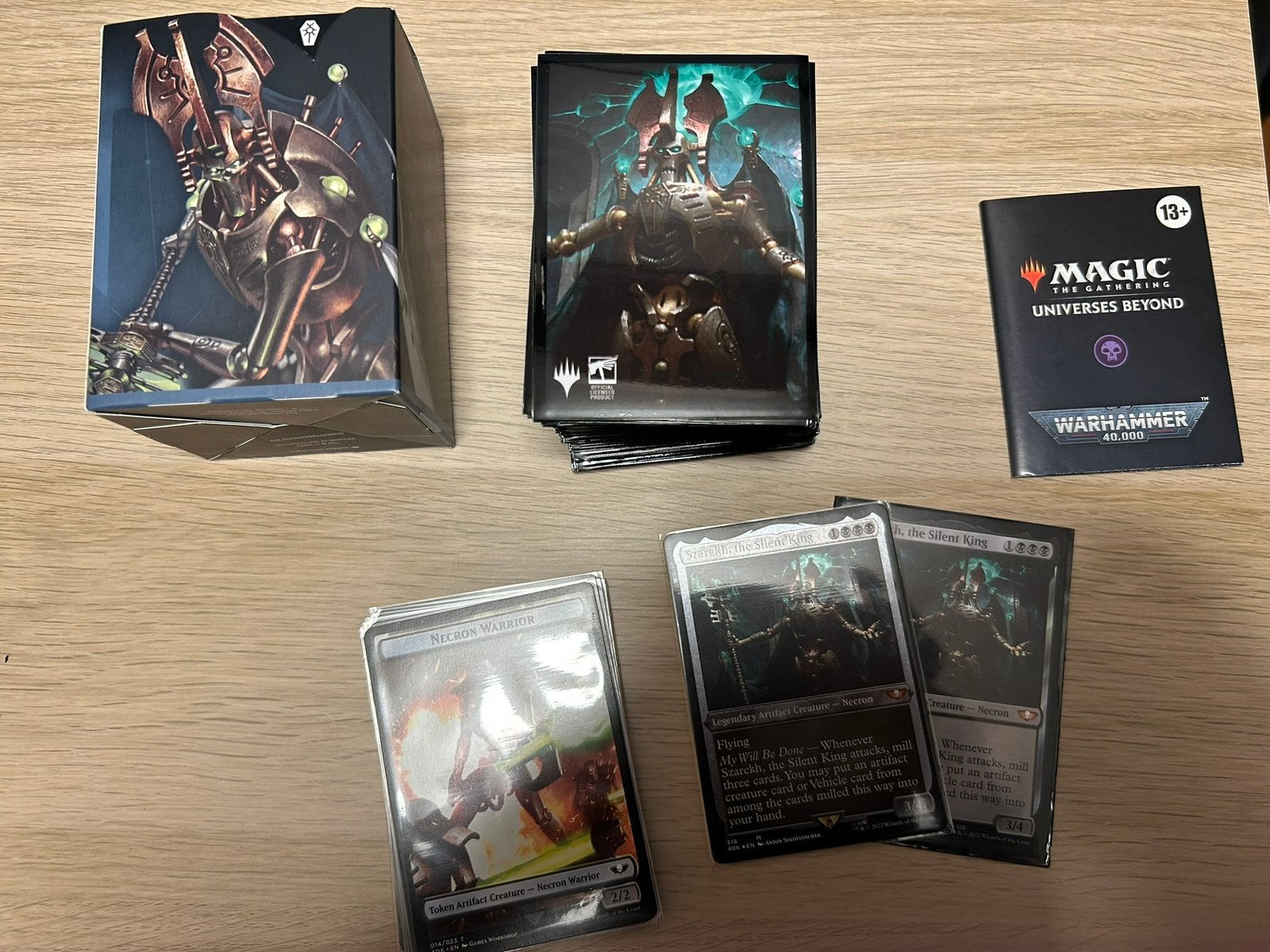 Commander Deck - Necron warhammer 40k, Ophalen of Verzenden, Zo goed als nieuw, Speeldeck
