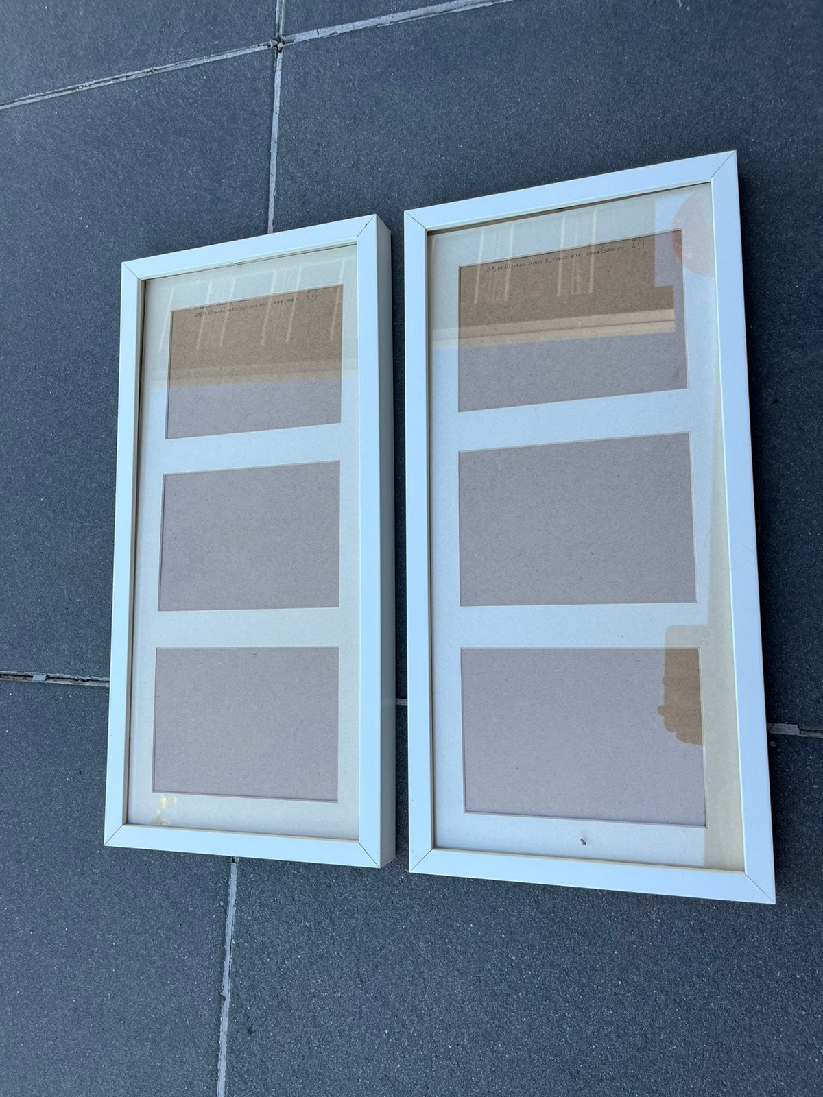 Twee lijsten, Audio, Tv en Foto, Fotografie | Fotolijsten, Ophalen, Gebruikt, Wit, Wissellijst
