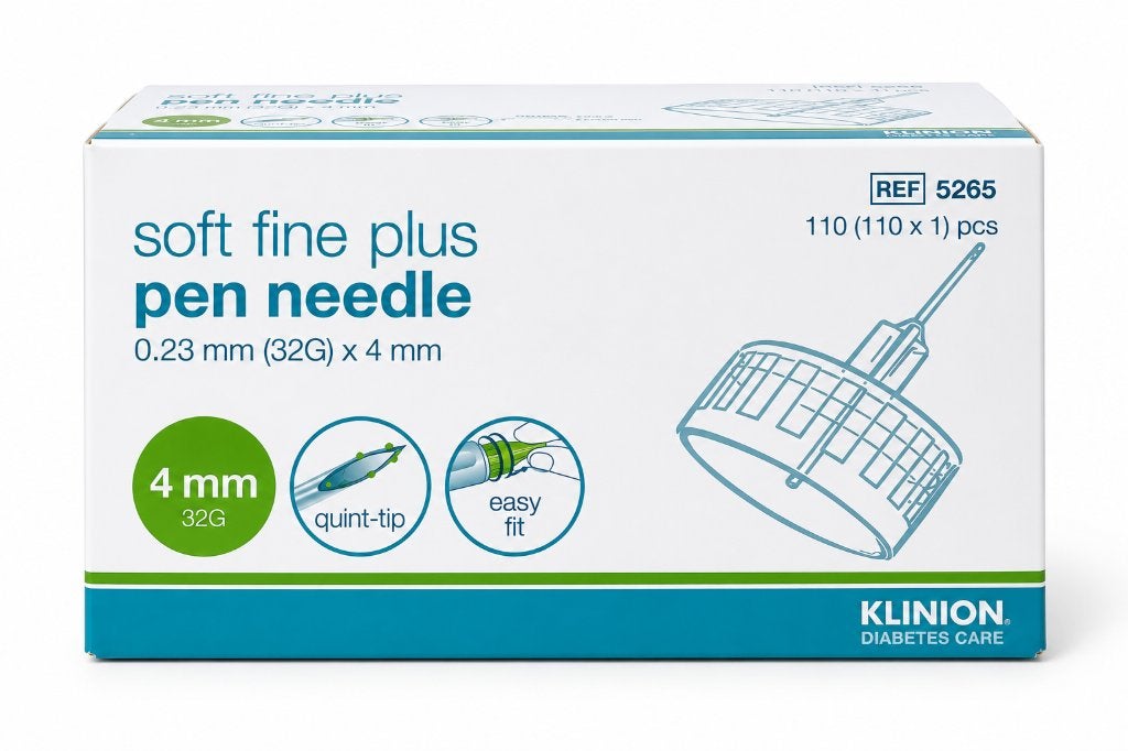 Insuline pennaalden 32g x 4mm, Diversen, Ophalen of Verzenden, Nieuw