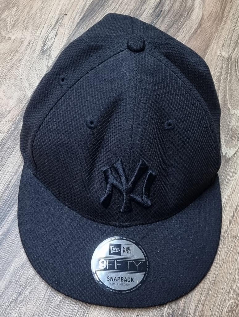 New Era Tonal Diamond NY Yankees 9Fifty Snapback Cap Zwart, Ophalen of Verzenden, Nieuw