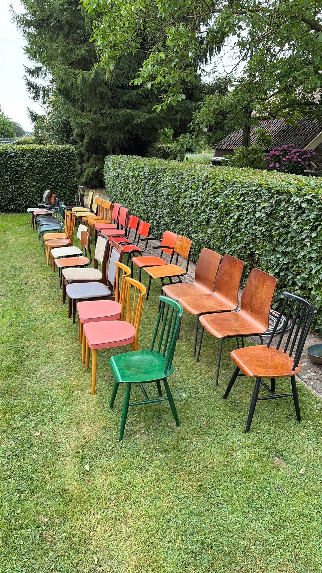 Diverse vintage stoelen, Ophalen, Gebruikt, Overige kleuren, Vintage