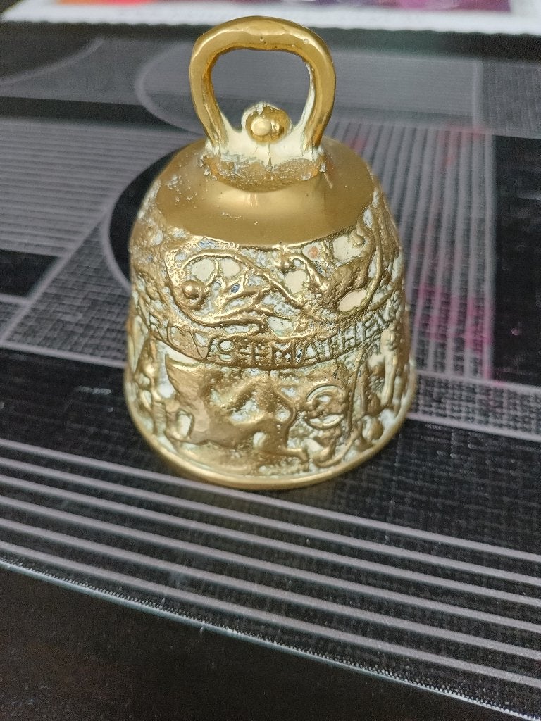 Antieke Messing/Bronzen Evangelistenbel (Kloosterbel), Antiek en Kunst, Ophalen of Verzenden