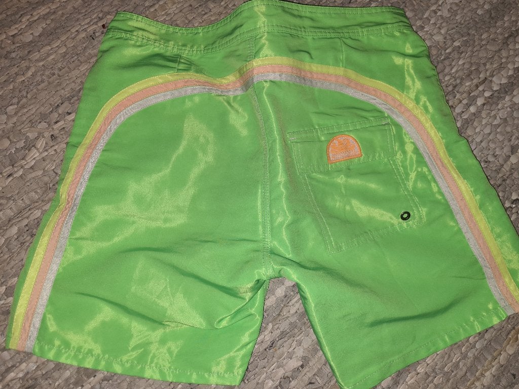Sundek zwemshort fluor green Maat 31, Sundek, Verzenden, Overige maten, Zwemshort