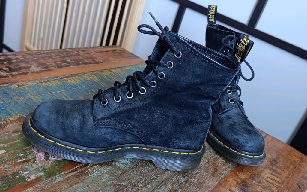 Dr. Martens laarzen maat 38, Zwart, Lage of Enkellaarzen, Ophalen of Verzenden, Zo goed als nieuw