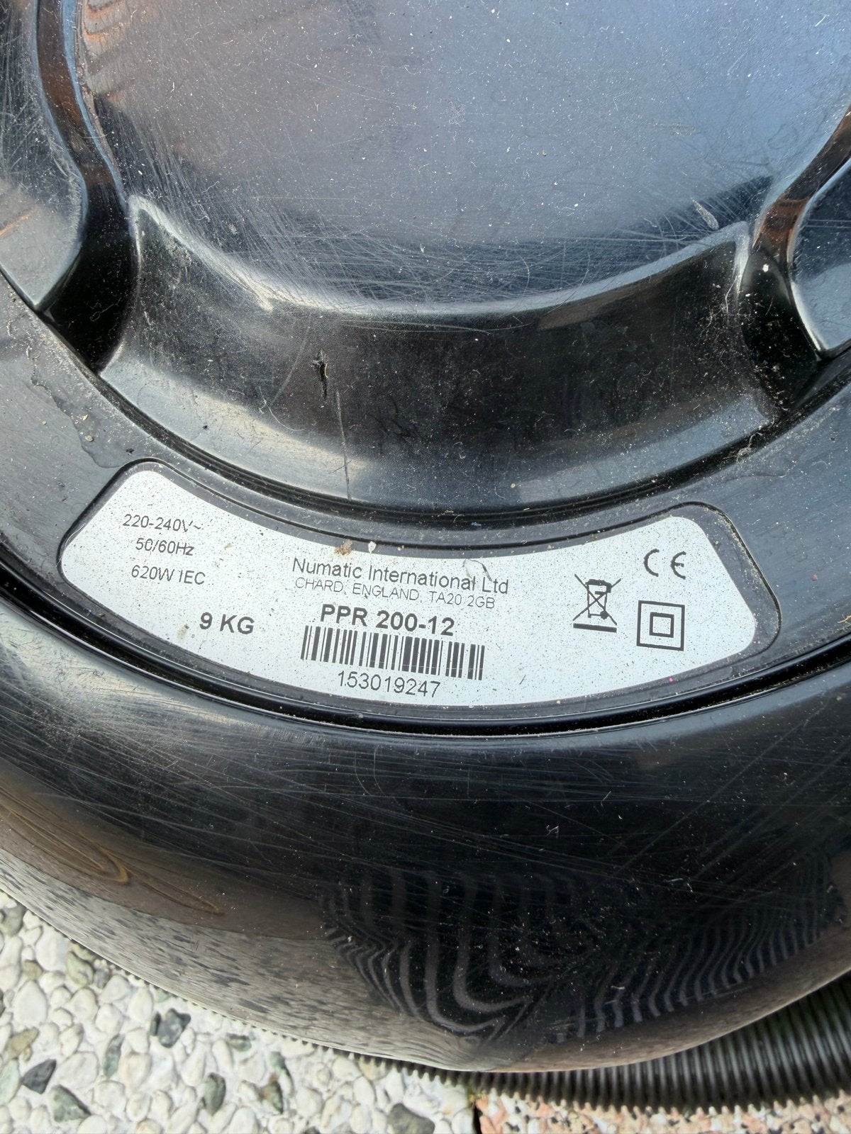 Numatic PPR 200-12 Stofzuiger - Gebruikt, Inclusief accessoires, Gebruikt, Numatic, Sledestofzuiger