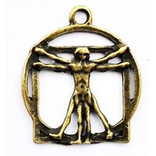 Partij van 12 hangers Mens van Vitruvius, Ophalen of Verzenden, Nieuw, Hanger