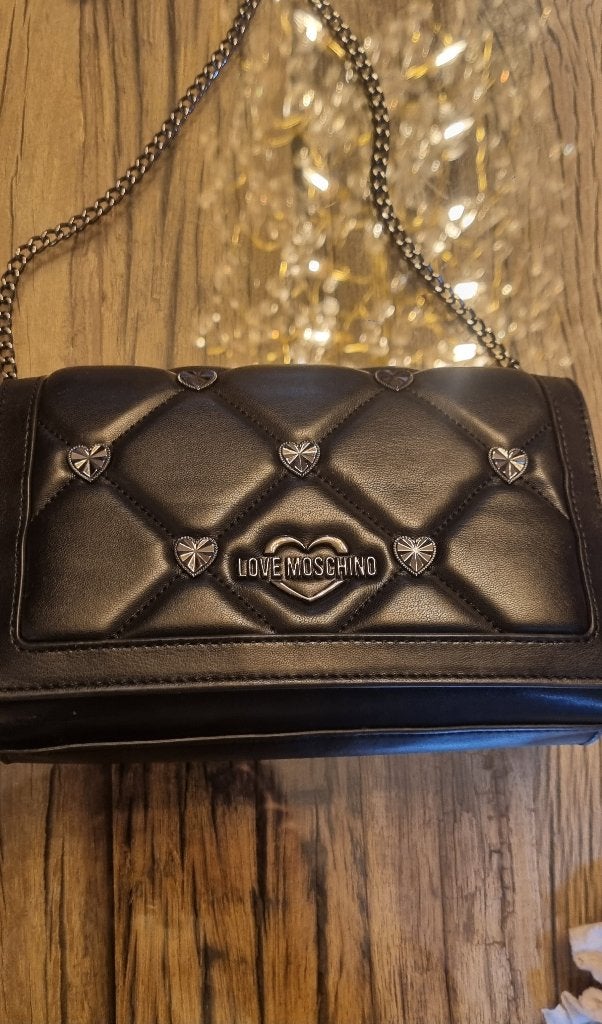 Love Moschino tas, Ophalen of Verzenden, Zo goed als nieuw, Zwart, Overige typen