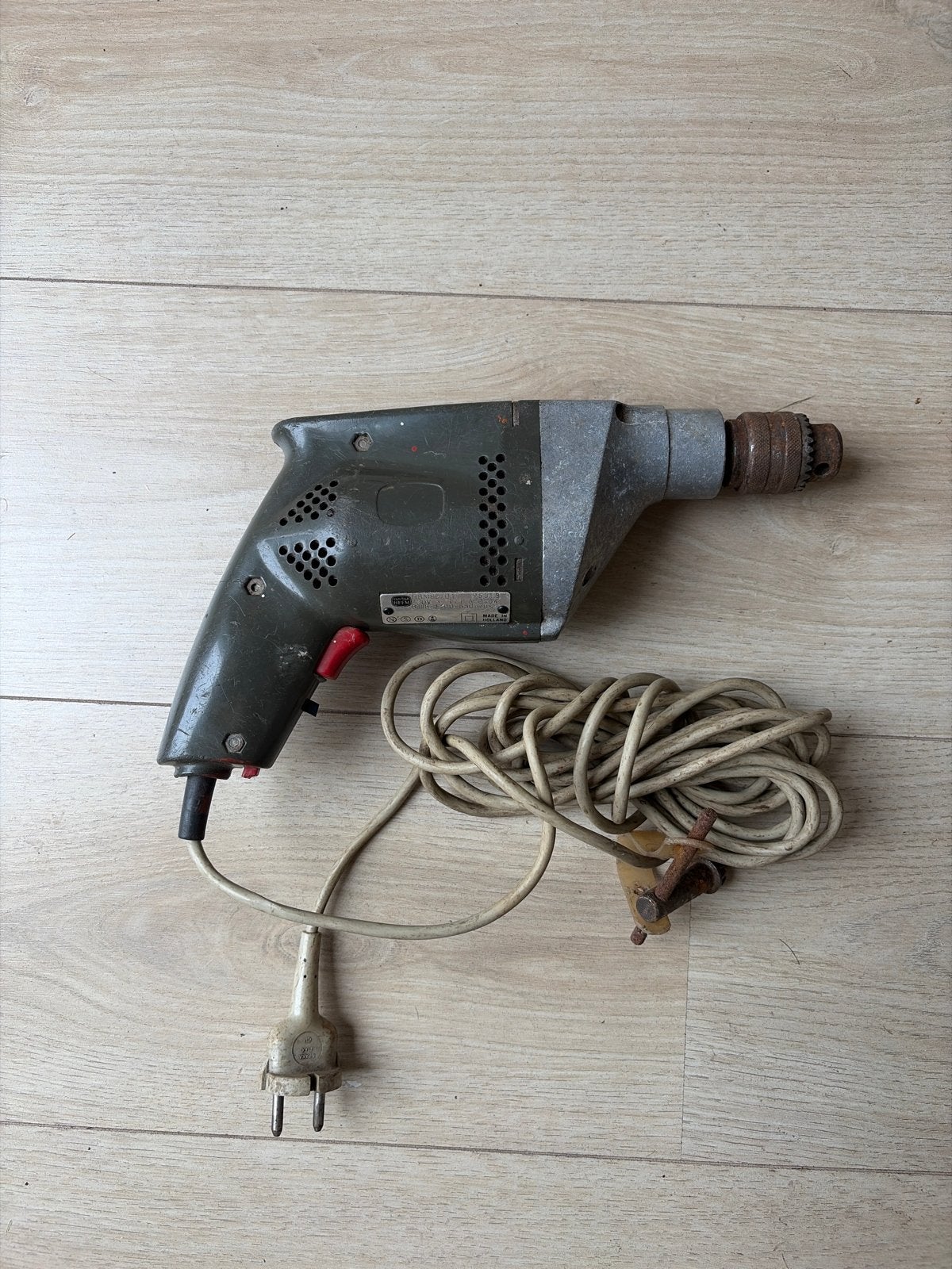 Indola Boormachine - Antiek model van Van der Heem - Made in, Ophalen of Verzenden