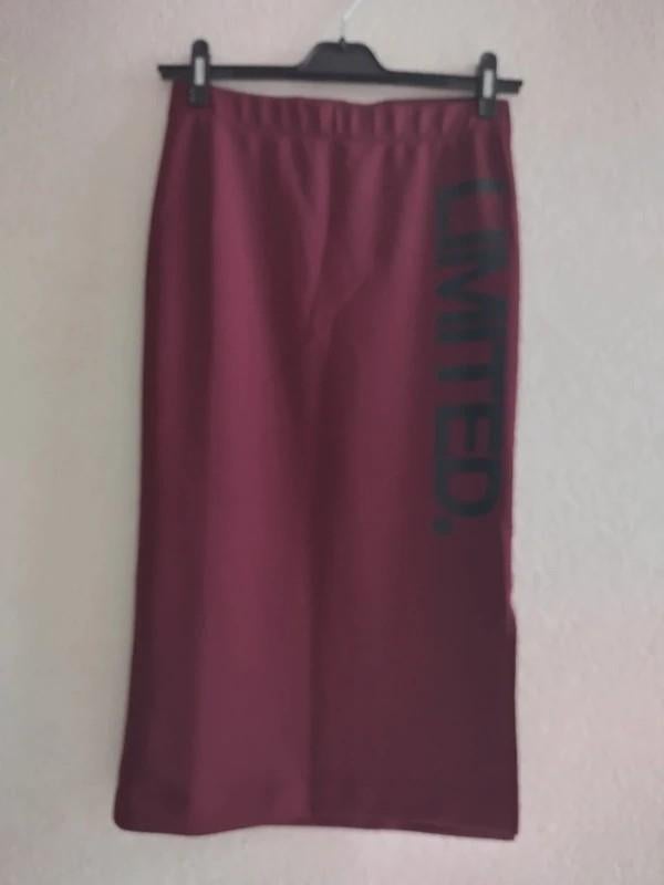 Limited. Penn & Ink NY Bordeaux Rode Rok Maat S, Kleding | Dames, Rokken, Nieuw, Ophalen of Verzenden, Maat 36 (S), Limited. Penn & Ink NY